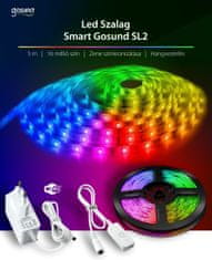 Gosund Okos LED Szalag Készlet Gosund SL2, Wi-Fi, 5 méter, Alkalmazásvezérlés, Hangvezérlés