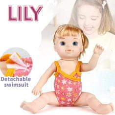 JOJOY® Úszó baba játék, vízálló, cserélhető fürdőruha - BUDDYSWIM LILY