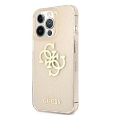Guess Guess Glitter 4G nagy logó – iPhone 13 Pro Max tok (arany) 