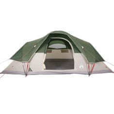 Vidaxl 9 személyes zöld vízálló kupolás családi sátor 94563