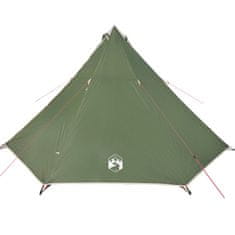 Vidaxl 8 személyes zöld vízálló tipi családi sátor 94582