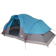 Vidaxl 9 személyes kék vízálló kupolás családi sátor 94564