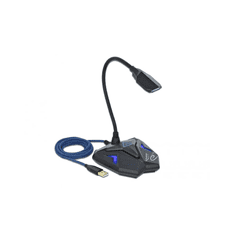 DELOCK Desktop USB Gaming Mikrofon Schwanenhals Mute Button (66330)