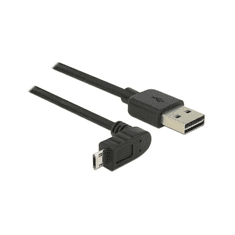 DELOCK USB Kabel A -> Micro-B St/St 3.00m 90°gew. Eas (83857)