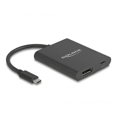 DELOCK USB Type-C adapter DisplayPort (DP Alt mód) 8K-hoz HDR és 60 W tápellátással (64202) (64202)