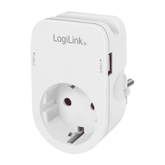 LogiLink töltő adapter 1x CEE 7/3, 1x USB-A, 1x USB-C csatlakozókkal (PA0259) (PA0259)