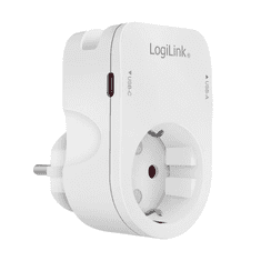 LogiLink töltő adapter 1x CEE 7/3, 1x USB-A, 1x USB-C csatlakozókkal (PA0259) (PA0259)