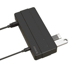 Orico H7928-U3-V1-EU-BK 7 Portos USB3.0 Hub fekete (H7928-U3-V1-EU-BK)