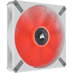 Corsair ML140 LED ELITE Red Premium 140mm ház hűtő ventilátor fehér (CO-9050129-WW) (CO-9050129-WW)
