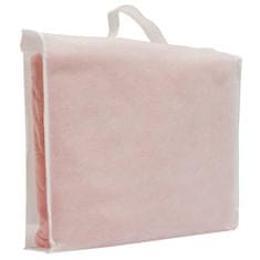NEW BABY Baba luxus frottír törölköző kapucnival Comfortably 100x100 cm rózsaszínű