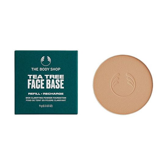 The Body Shop Csere utántöltő kompakt púderhez Tea Tree Face Base (Skin Clarifying Powder Foundation Refill) 9 g
