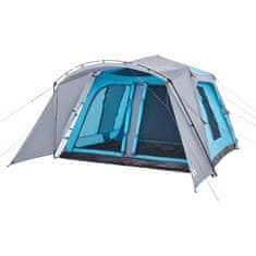 Vidaxl 9 személyes kék felugró családi sátor tornáccal 4004214