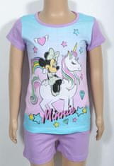 Disney 2-részes nyári póló és short szett Minnie egér Unikornissal orgona lila 5-6 év (116 cm)