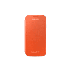 SAMSUNG EF-FI950B Galaxy S4 gyári Flip Tok - Narancssárga