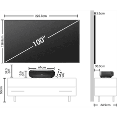 Hisense UHD Smart laser TV (100L9HD)