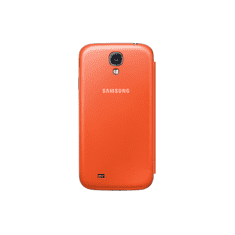SAMSUNG EF-FI950B Galaxy S4 gyári Flip Tok - Narancssárga