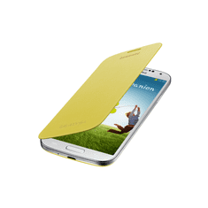 SAMSUNG EF-FI950B Galaxy S4 gyári Flip Tok - Sárga