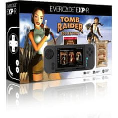 Blaze Evercade EXP-R, Retro Gaming, 800x480 IPS, Wi-Fi, USB-C, Tomb Raider Collection, Hordozható játékkonzol
