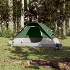 Vidaxl 6 személyes zöld vízálló kupolás családi sátor 94781