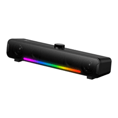Onikuma L16 RGB Hordozható bluetooth hangszóró - Fekete (L16 SPEAKER BLACK)