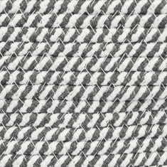 Vidaxl szürke-fehér pamut szennyeskosár Ø60 x 36 cm (358474)