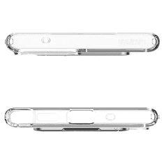 Spigen Apple iPhone 14 Pro, Műanyag hátlap védőtok + szilikon keret, kitámasztóval, Ultra Hybrid &quot;S&quot;, átlátszó (8809811864700)