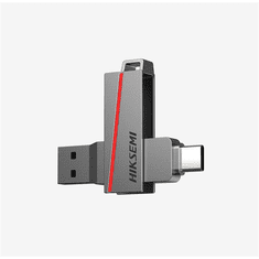 Hikvision Hiksemi Dual Slim USB3.2 - Type-C 64GB Pendrive - Ezüst (HS-USB-E307C 64G U3)