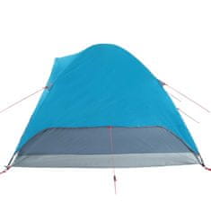 Vidaxl 6 személyes kék vízálló kupolás családi sátor 94556