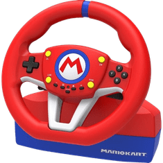 HORI Mario Kart Racing Wheel Pro Mini, Nintendo Switch/OLED, PC, Piros-Kék, Kormány szett