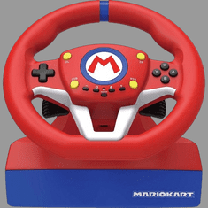 HORI Mario Kart Racing Wheel Pro Mini, Nintendo Switch/OLED, PC, Piros-Kék, Kormány szett