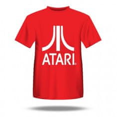 Blaze Atari T-Shirt, (XL), Distressed logó (AP1), Retro, Piros, Gaming póló