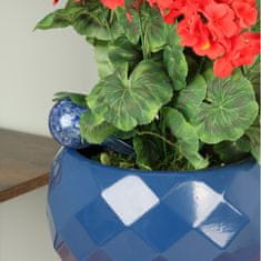 botle Üveg öntözőgömb szobanövényekhez 200 ml-es vízadagoló gömb kék szín