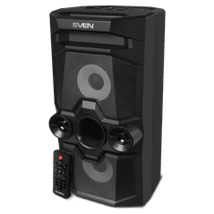 Sven PS-655 Hordozható bluetooth hangszóró - Fekete (PS-655)