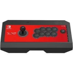 HORI Real Arcade Pro V Hayabusa, Nintendo Switch/OLED, PC, Szürke-Piros, Vezetékes kontroller