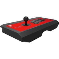 HORI Real Arcade Pro V Hayabusa, Nintendo Switch/OLED, PC, Szürke-Piros, Vezetékes kontroller