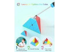 X TECH Piramis alakú, kirakós játék kocka
