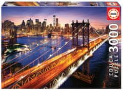 EDUCA Puzzle Twilight in Manhattan 3000 darabos puzzle
