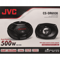 JVC CS-DR6930 500W hangszóró pár - Fekete (CS-DR6930)