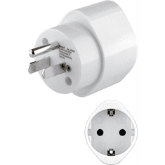 Goobay 45355 EU -> US/JP 250V Power Plug Utazó adapter - Fehér (45355)
