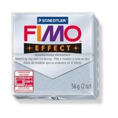 Staedtler FIMO Effect Égethető gyurma 56g - Csillámos ezüst (8020-812)