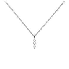 PDPAOLA Gyengéd ezüst nyaklánc Gala Vanilla CO02-675-U (lánc, medál)