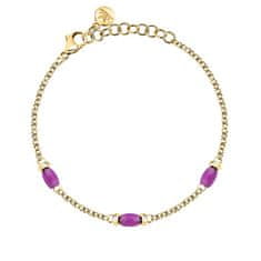 Morellato Stílusos aranyozott karkötő gyöngyökkel Colori SAXQ15