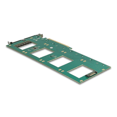 DELOCK PCI Express 4.0 x16 kártya - 4 x belső U.2 NVMe SFF-8639 (90169) (del90169)
