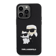 Karl Lagerfeld Apple iPhone 15 Pro Max tok fekete (KLHCP15X3DRKCNK) (KLHCP15X3DRKCNK)