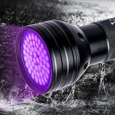 Dexxer Alu. 51 UV LED kézi lámpa fekete