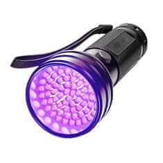 Dexxer Alu. 51 UV LED kézi lámpa fekete