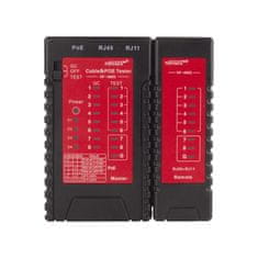 W-STAR UTP kábel tesztelő WSNF468S POE 802.3at UTP/STP RJ45 RJ11 tesztelés