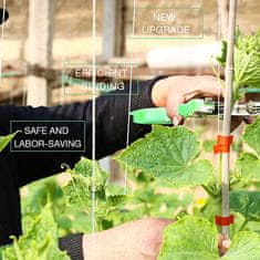 Netscroll Eszköz gyors és hatékony növénykötözéshez, ideális különböző növények, mint szőlő, paradicsom, uborka, virágok rögzítésére, 30m hosszú időjárásálló szalag, TapeTool