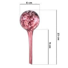 botle 12x üveg öntözőadagoló golyó szobanövényekhez lila 100 ml-es készlet