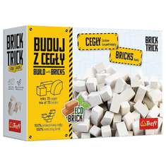 Trefl 61557 Brick Trick: Mozaik kastély 70 darabos építőkocka készlet - Fehér (61557)